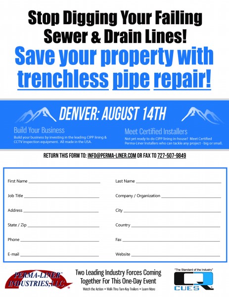 Perma-Liner™ got a head start for the Trenchless Tour in Denver!